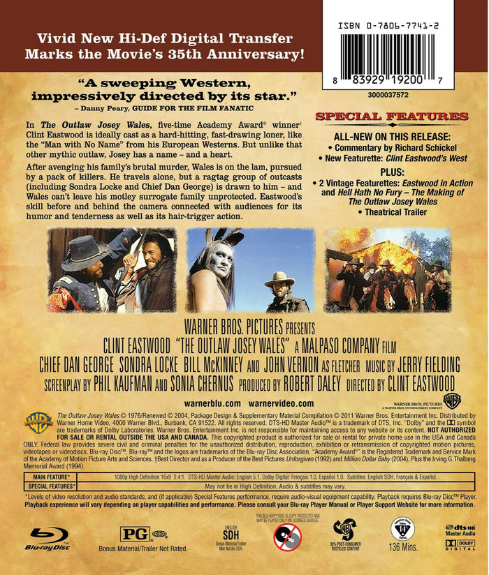 The Outlaw Josey Wales [Blu-ray]