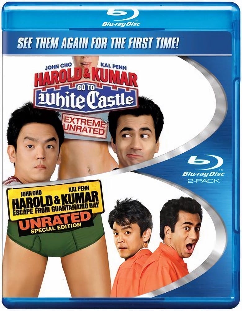 Harold & Kumar Go White Castle & Harold & Kumar Escape from Guantanamo (Blu-ray Double Feature) [Blu-ray]