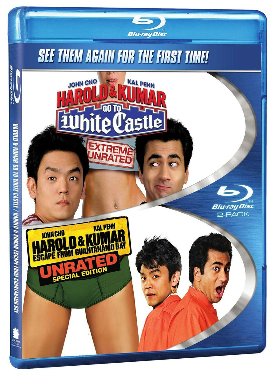 Harold & Kumar Go White Castle & Harold & Kumar Escape from Guantanamo (Blu-ray Double Feature) [Blu-ray]