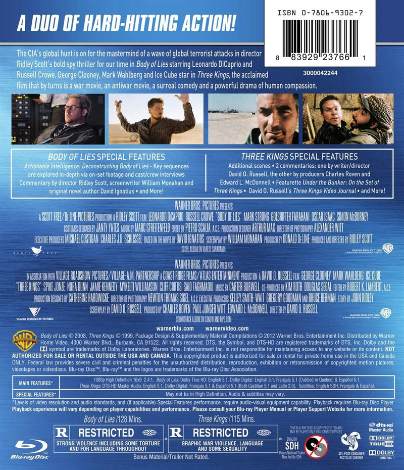 Body of Lies /Three Kings (Blu-ray Double Feature) [Blu-ray]