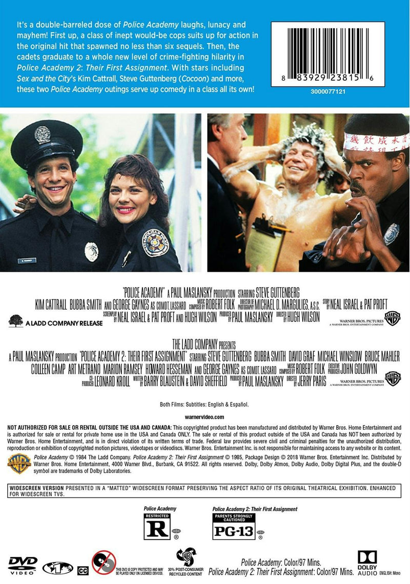 Police Academy / Police Academy 2 DBFE (DVD Double Feature) [DVD]