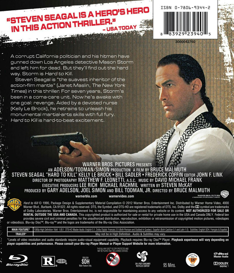 Hard to Kill [Blu-ray]