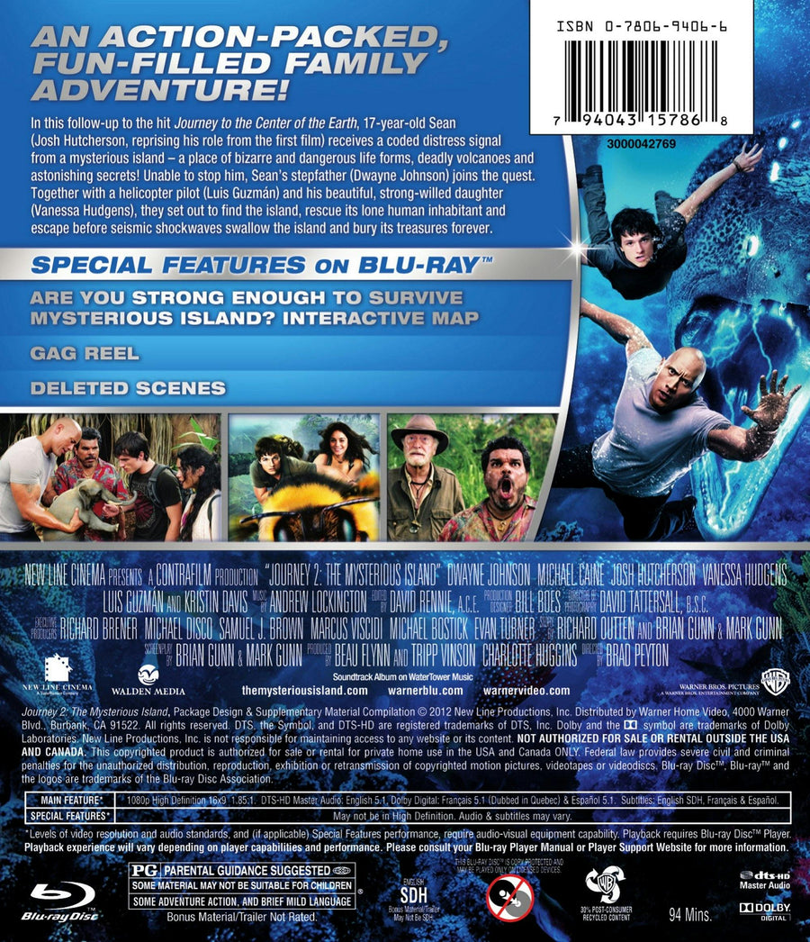 Journey 2: The Mysterious Island [Blu-ray]