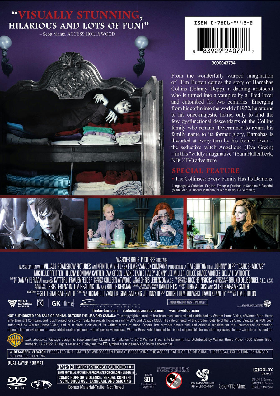 Dark Shadows [DVD]