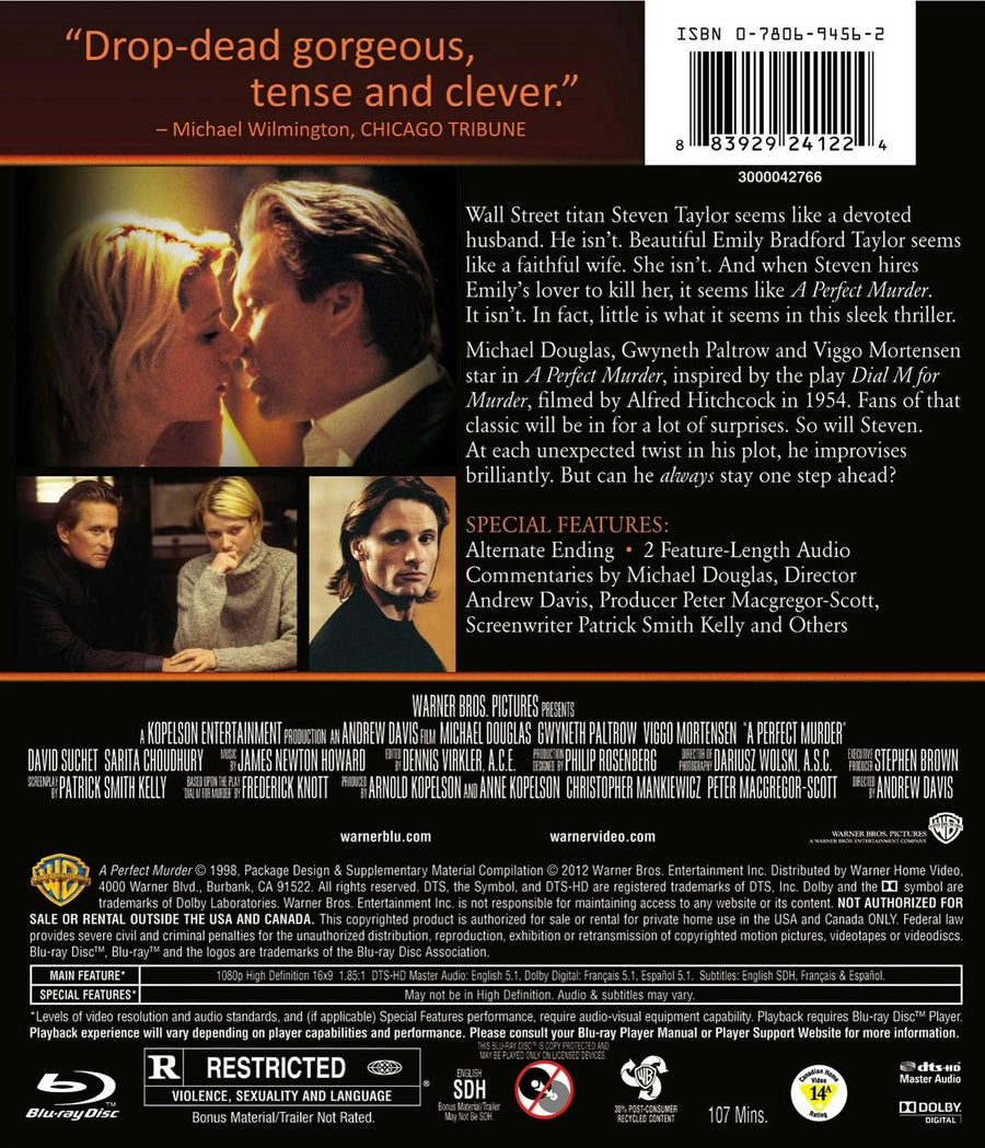 A Perfect Murder [Blu-ray]
