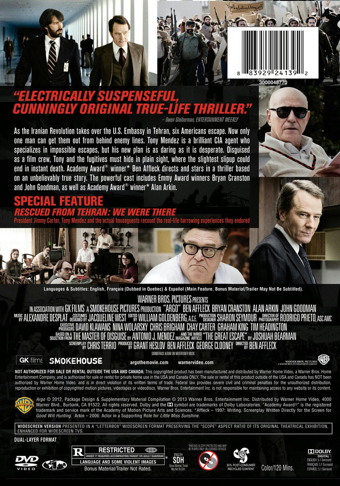 Argo [DVD]