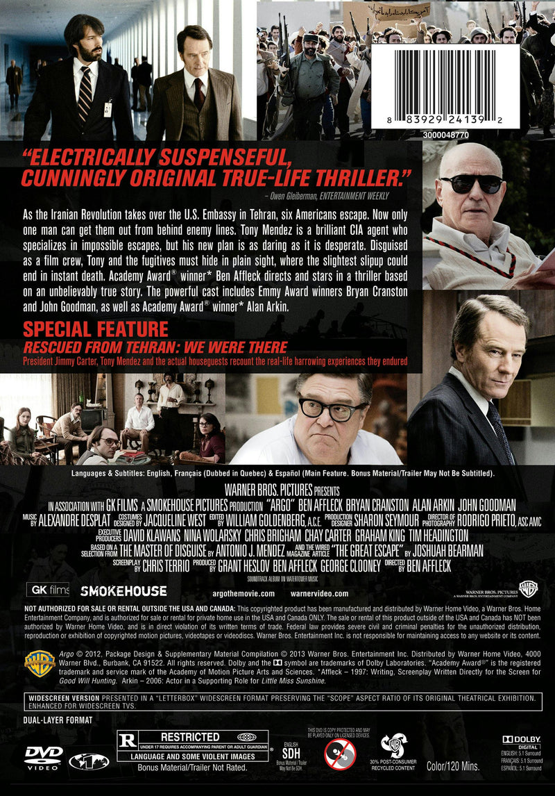 Argo [DVD]