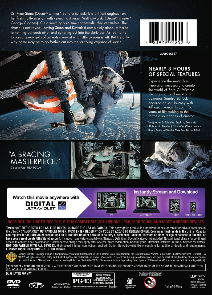 Gravity (Special Edition) [DVD]