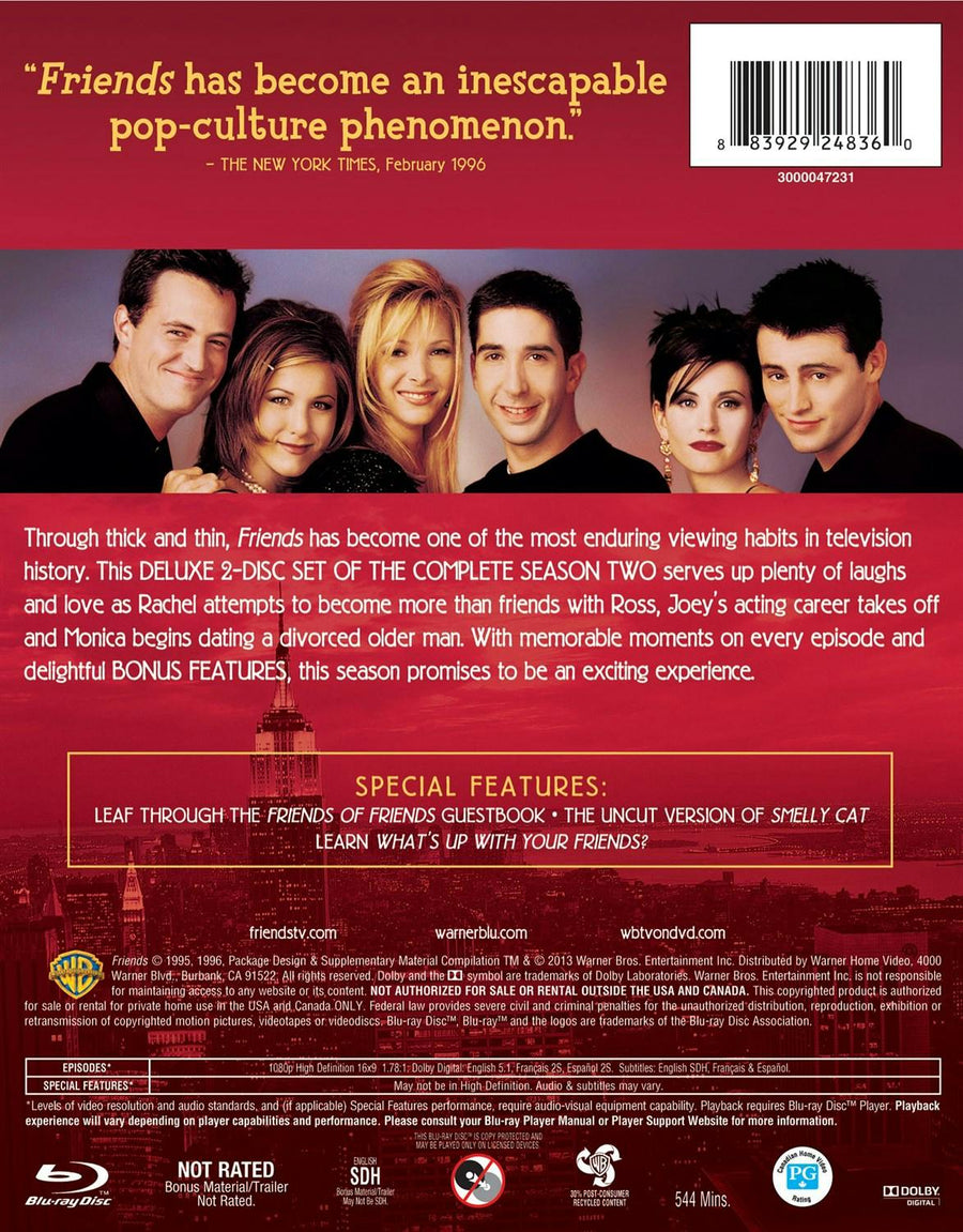 Friends: The Complete Second Season [Blu-ray]