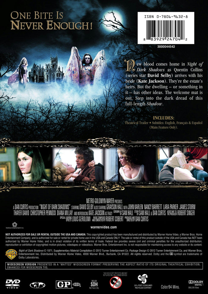 Night Of Dark Shadows [DVD]