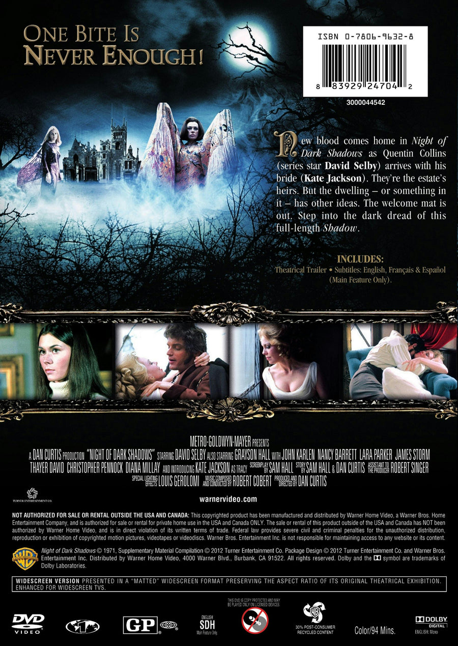 Night Of Dark Shadows [DVD]