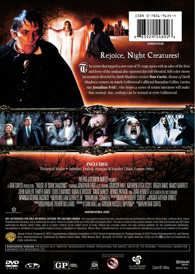 House Of Dark Shadows [DVD]