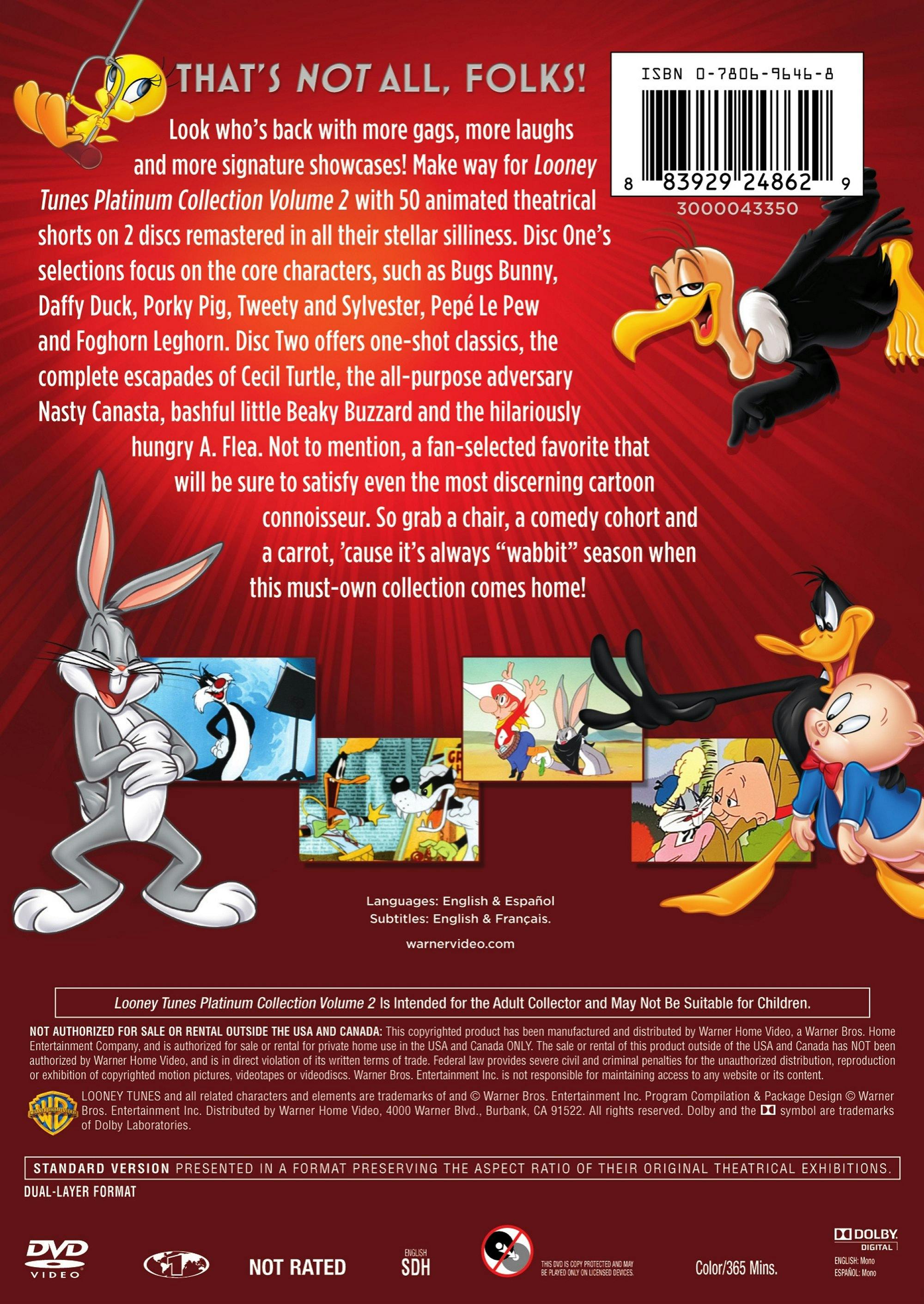Looney Tunes Platinum Collection: Volume 2 [DVD] – GRUV