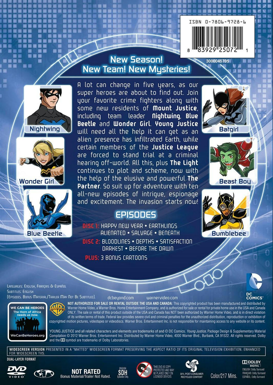 Young Justice Invasion: Destiny Calling Season 2 Part 1 [DVD]