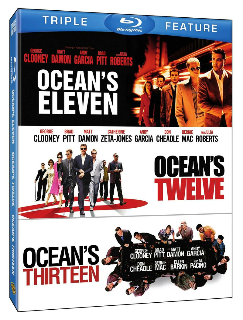 Ocean's Eleven (2001) / Ocean's Twelve / Ocean's Thirteen [Blu-ray]