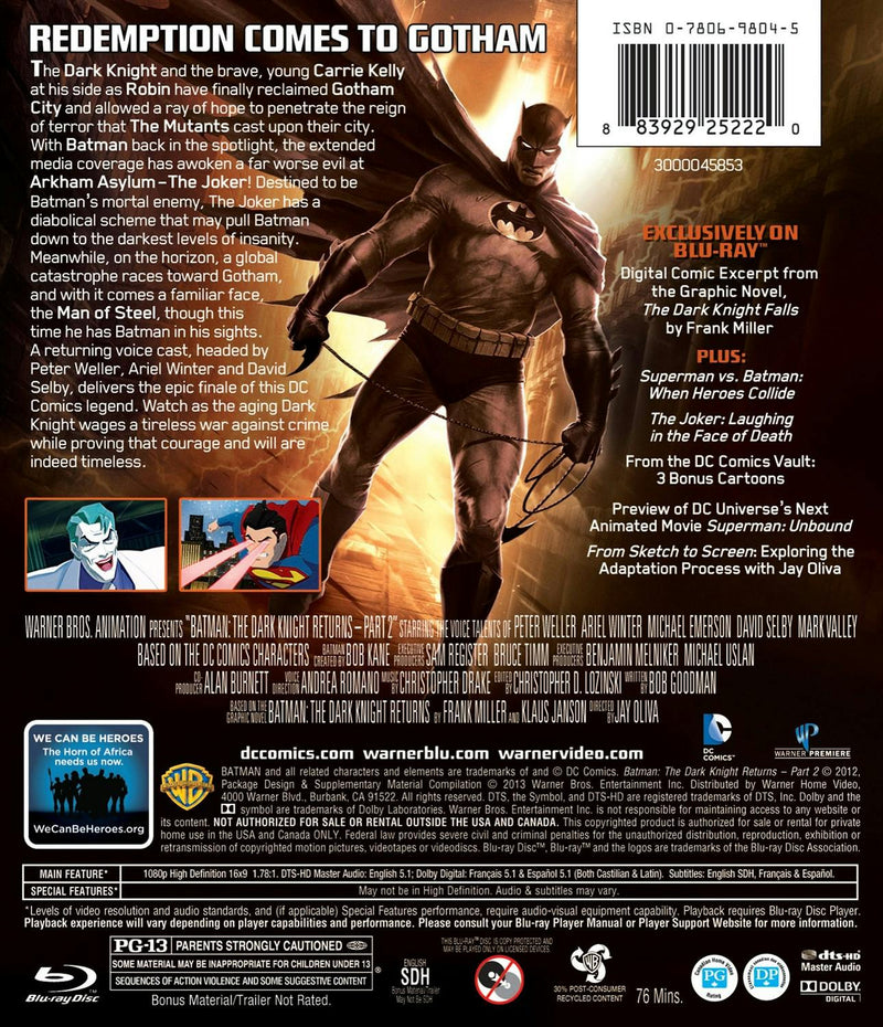 DCU: Batman: The Dark Knight Returns Part 2 [Blu-ray]