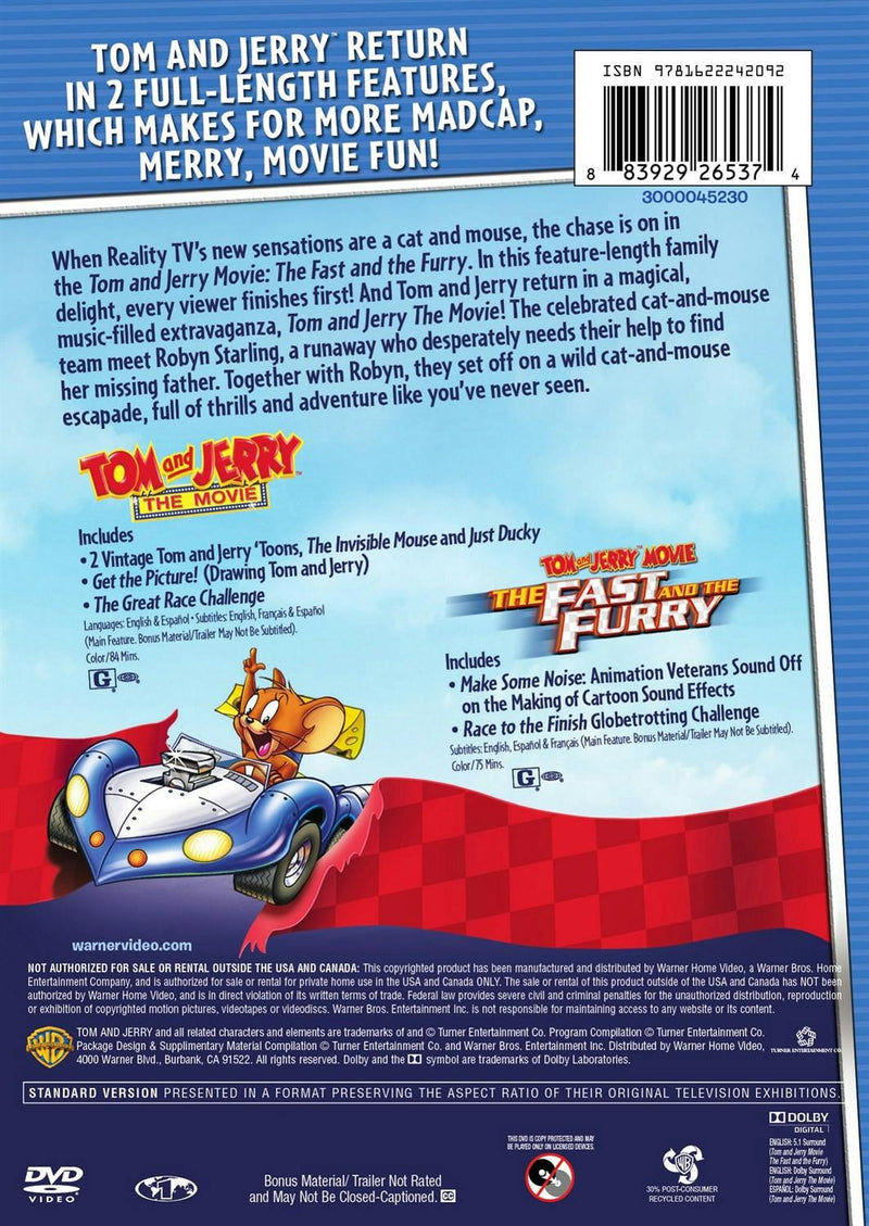 Tom & Jerry Double Feature (DVD Double Feature) [DVD]