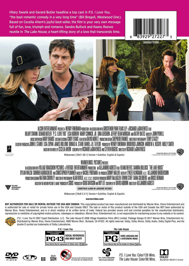 P.S. I Love You/The Lake House (DVD Double Feature) [DVD]