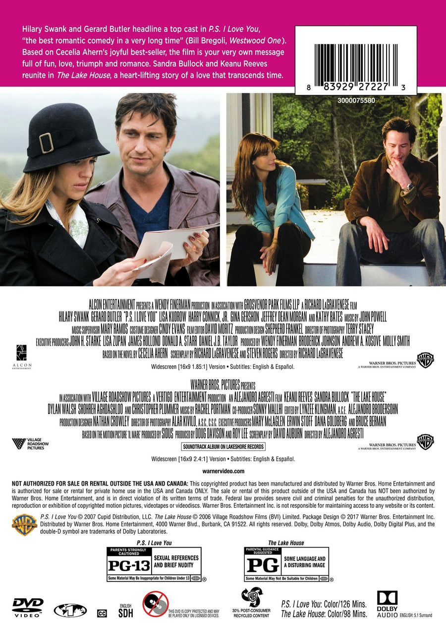 P.S. I Love You/The Lake House (DVD Double Feature) [DVD]