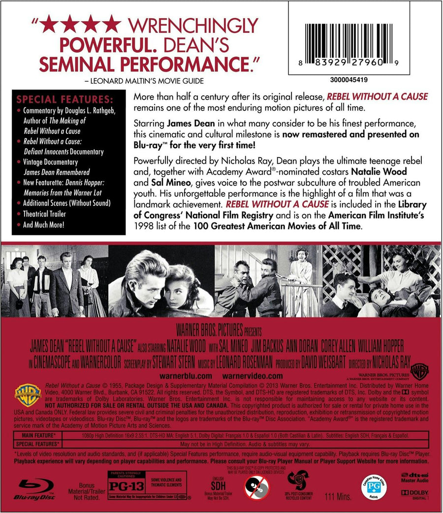 Rebel Without a Cause [Blu-ray]