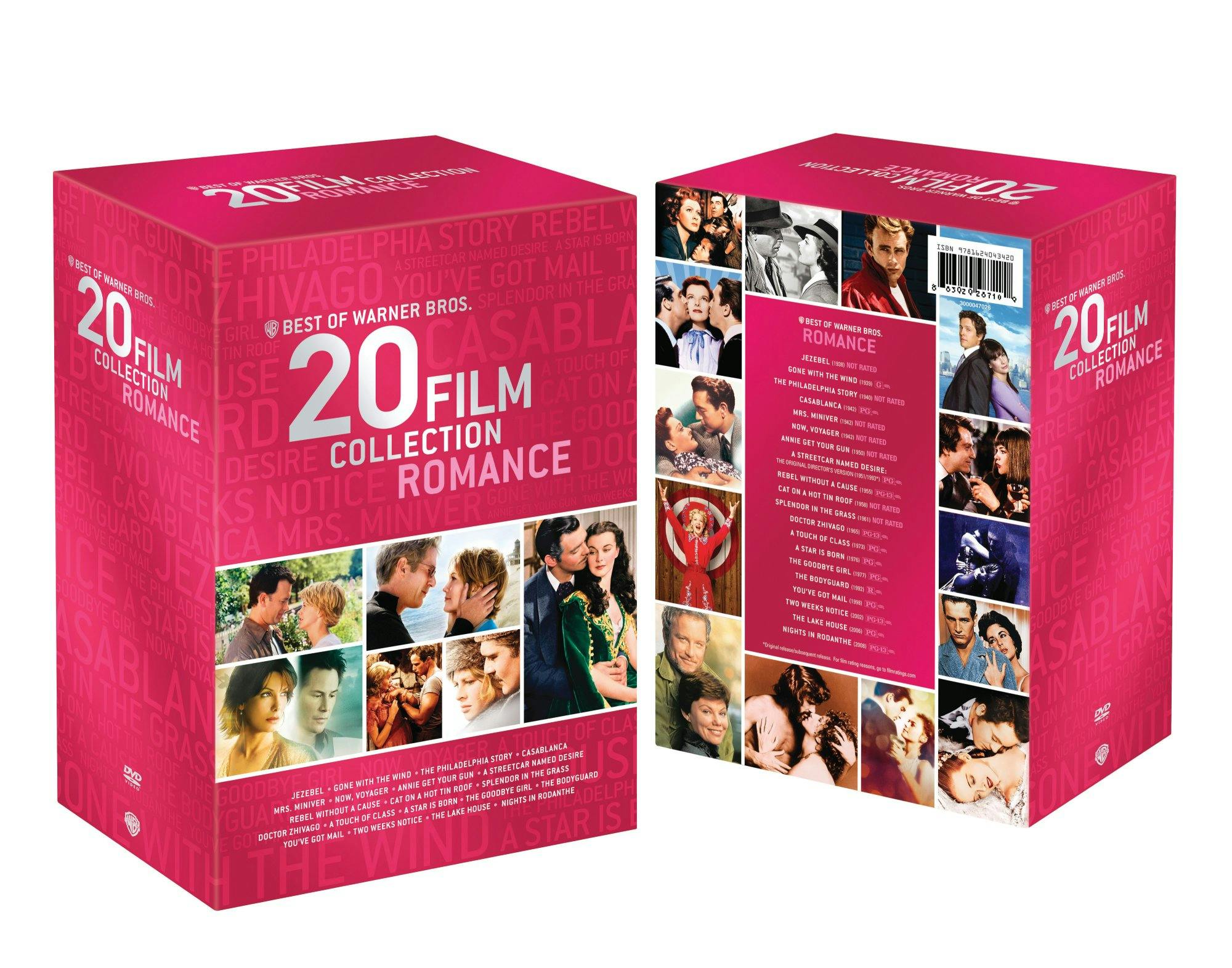 Best of Warner Bros. 20 Film Collection Romance (DVD Set) [DVD