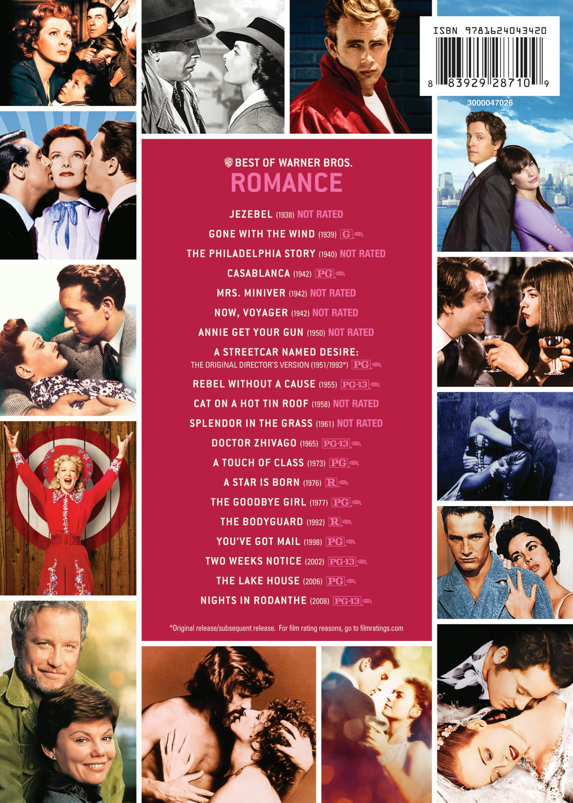 Best of Warner Bros. 20 Film Collection Romance (DVD Set) [DVD