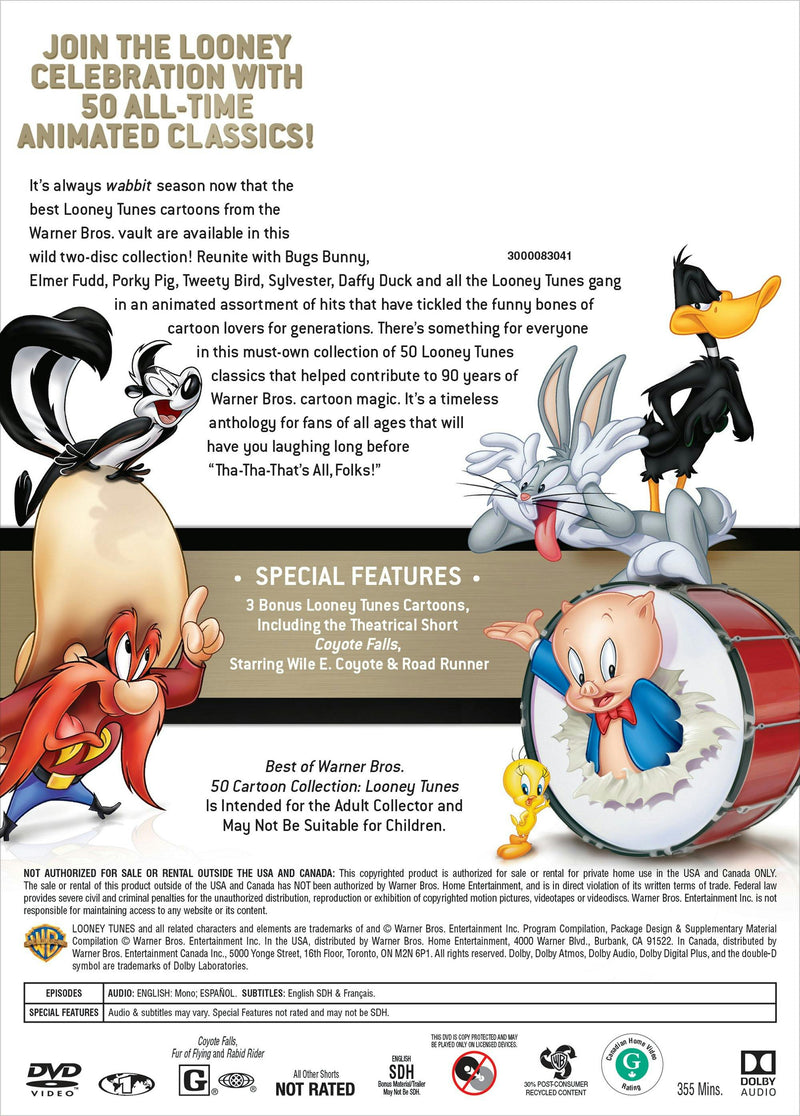 Best of Warner Bros. 50 Cartoon Collection - Looney Tunes (DVD) [DVD]