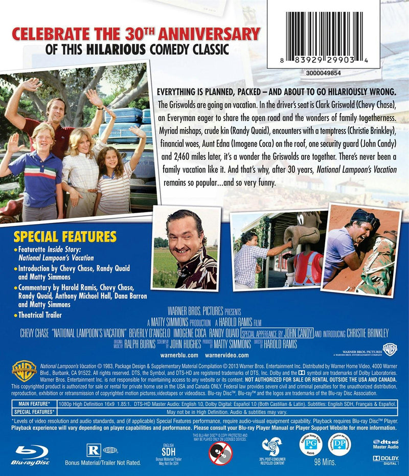National Lampoon's Vacation: 30th Anniversary (Blu-ray 30th Anniversary Edition) [Blu-ray]