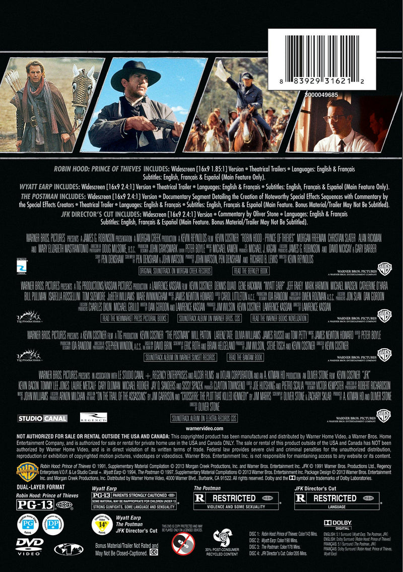 Kevin Costner Collection (Box Set) [DVD]