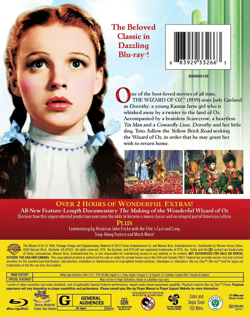 The Wizard of Oz [Blu-ray]
