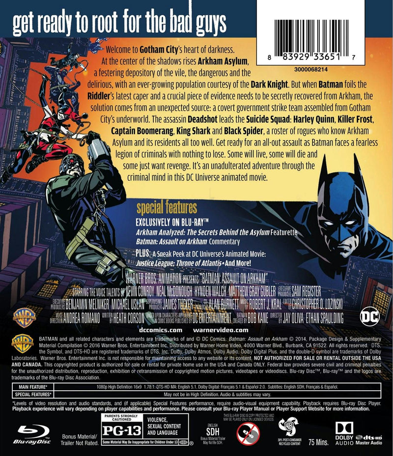 Batman: Assault On Arkham [Blu-ray]