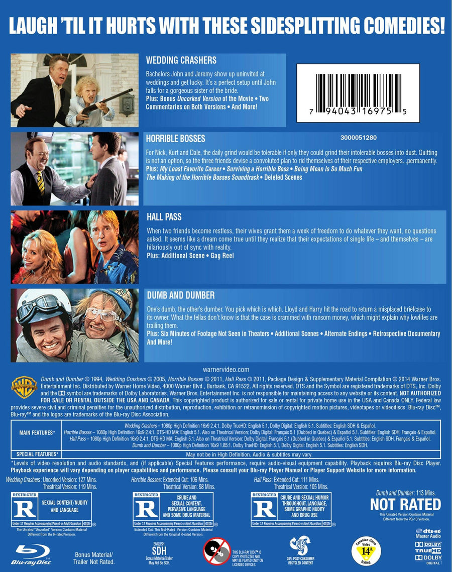 4 Film Favorites: Modern Comedies (Blu-ray Set) [Blu-ray]