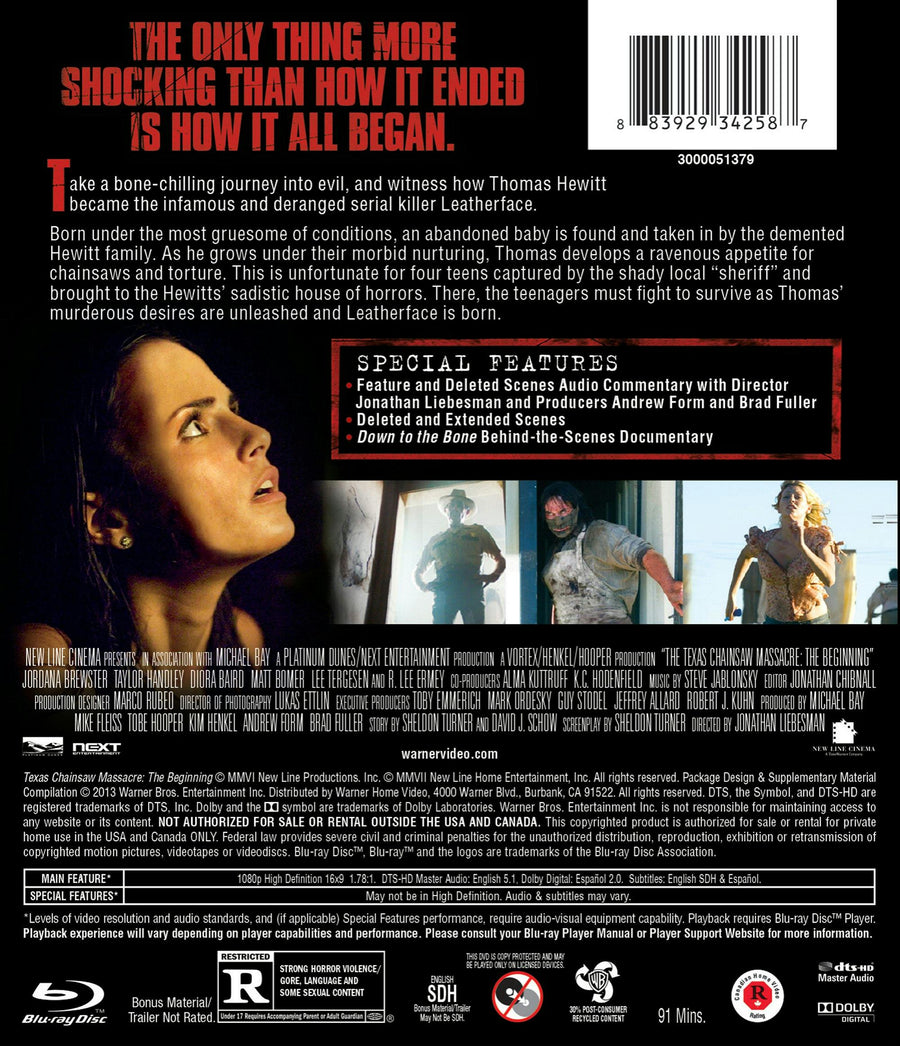 The Texas Chainsaw Massacre: The Beginning [Blu-ray]