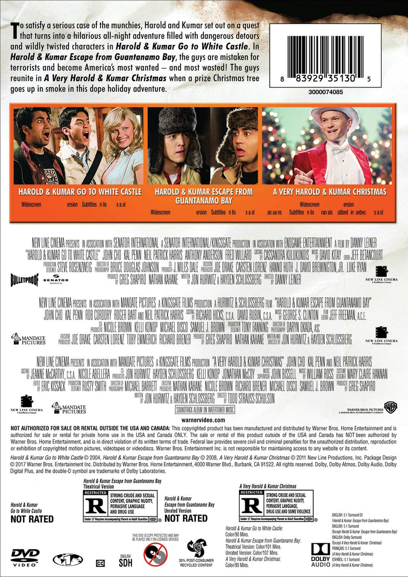 Harold & Kumar Triple Feature [DVD]