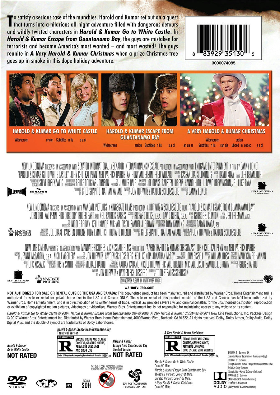 Harold & Kumar Triple Feature [DVD]