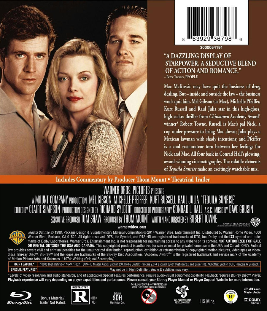 Tequila Sunrise [Blu-ray]