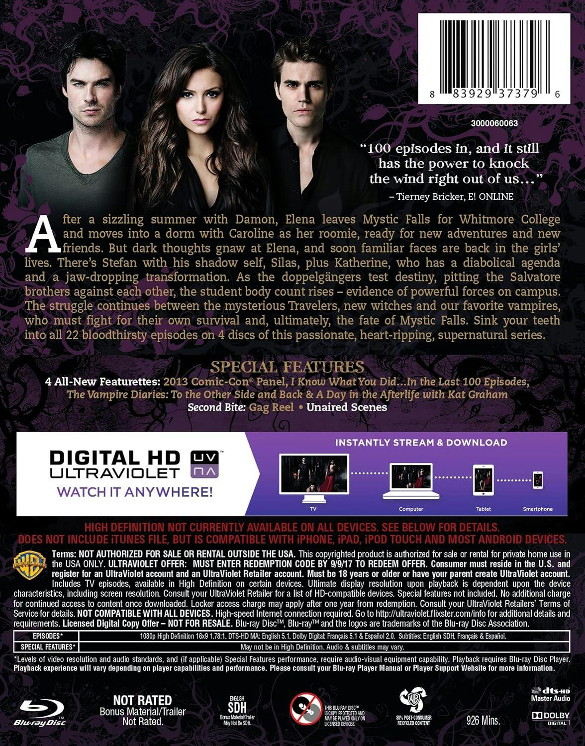 The Vampire Diaries: Season 5 (Blu-ray + DVD + Digital HD) [Blu-ray]