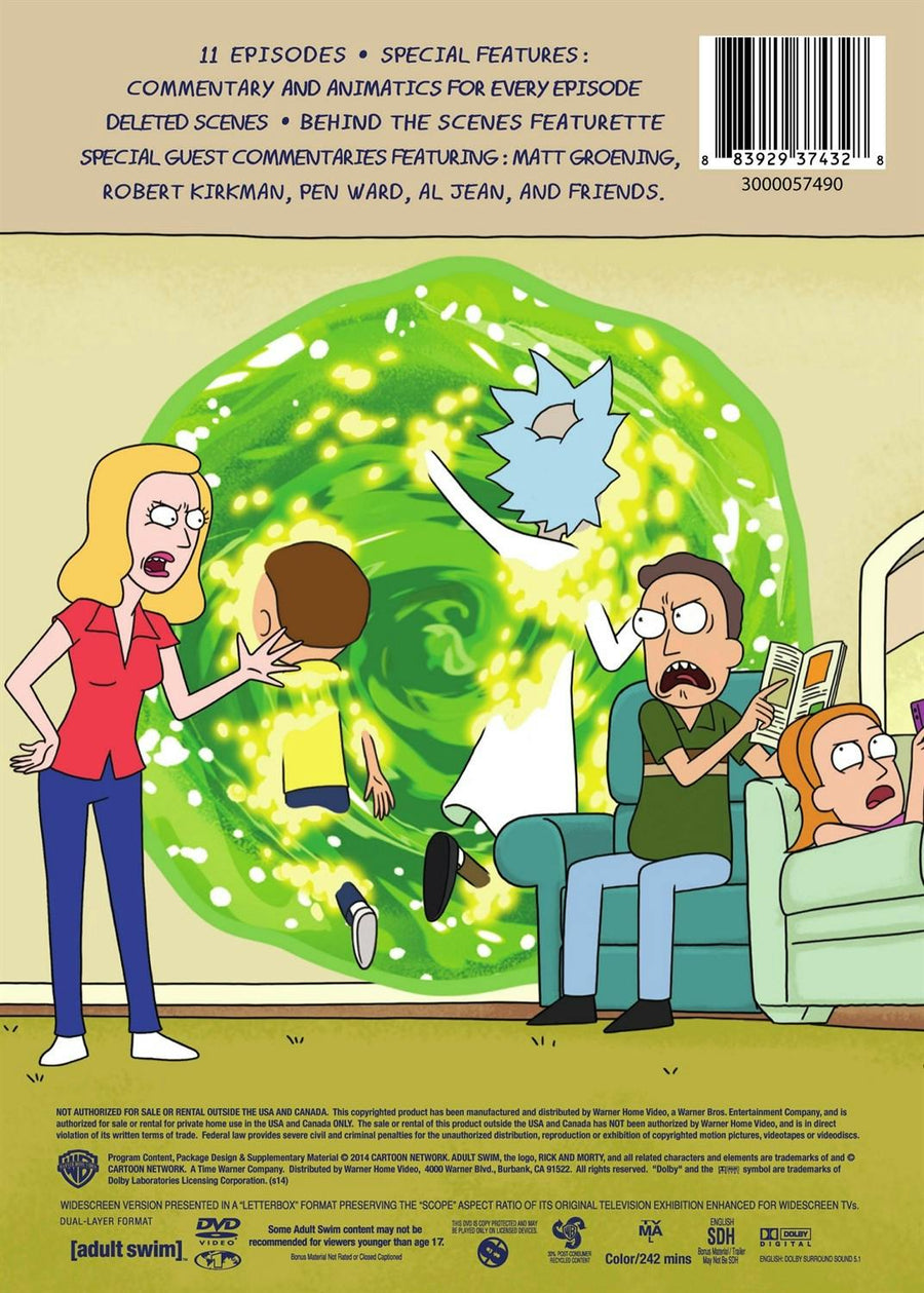 Rick and Morty: The Complete First Season [DVD]