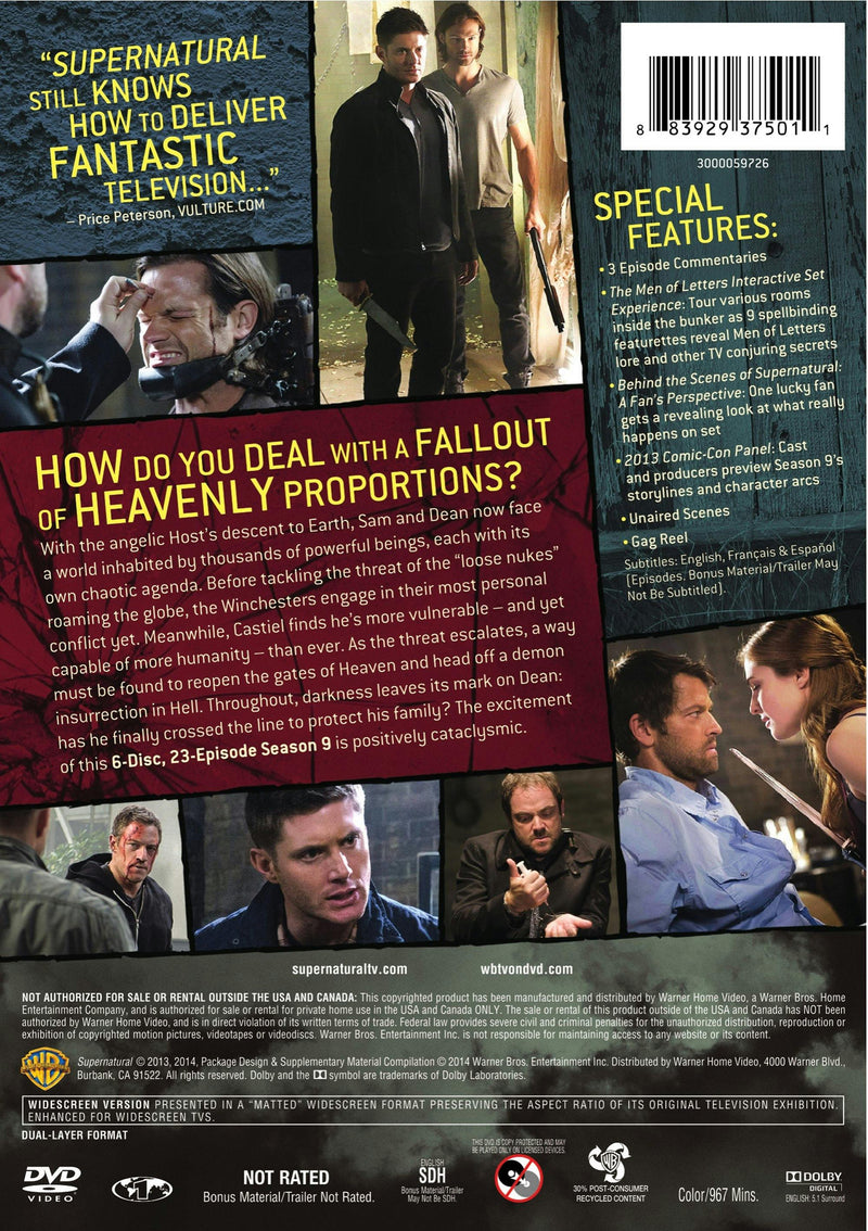 Supernatural: The Complete Ninth Season [DVD]