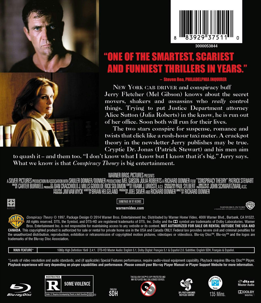 Conspiracy Theory [Blu-ray]