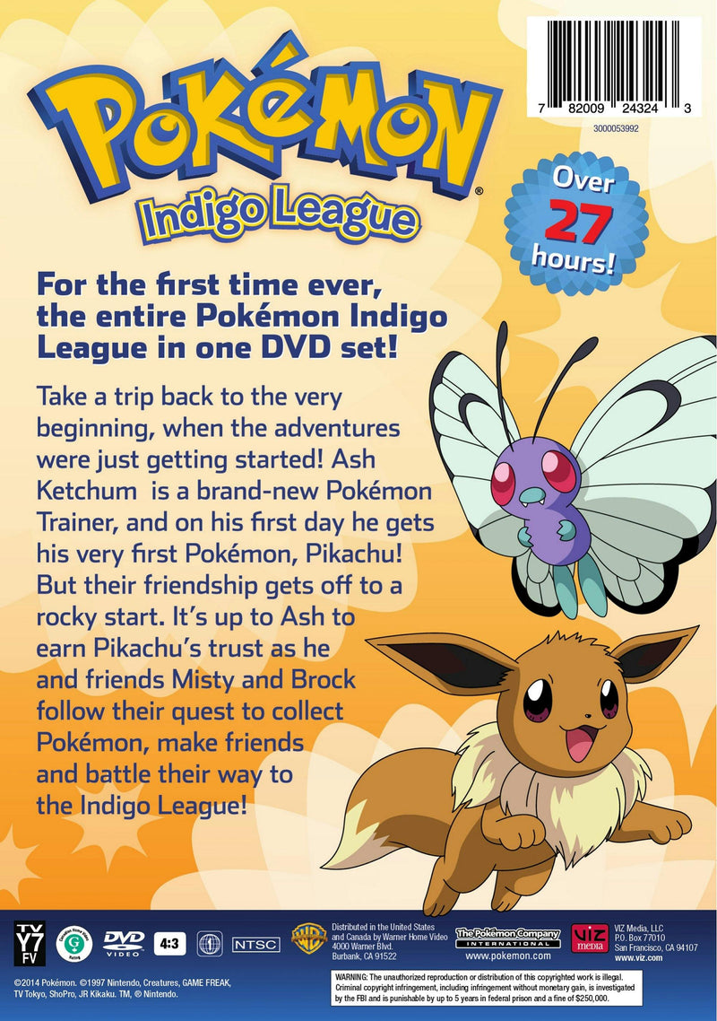 Pokemon: Season 1 Indigo League Complete Collection [DVD]
