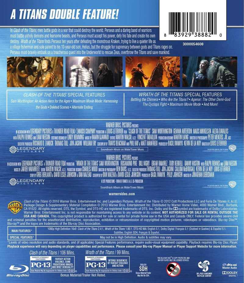 Clash of the Titans (Blu-ray Double Feature) [Blu-ray]