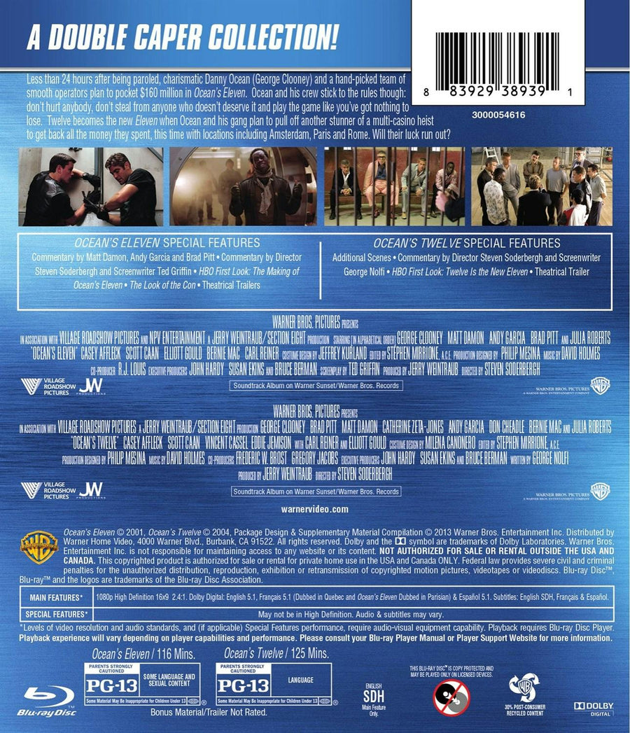 Ocean's Eleven (Blu-ray Double Feature) [Blu-ray]