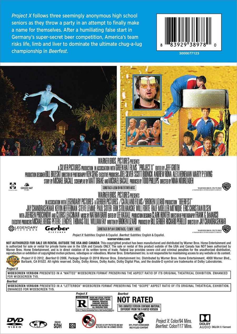 Project X / Beerfest (DVD Double Feature) [DVD]