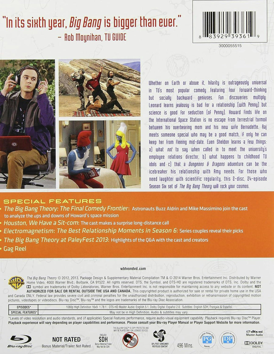 Big Bang Theory, The: The Complete Sixth Season [Blu-ray]