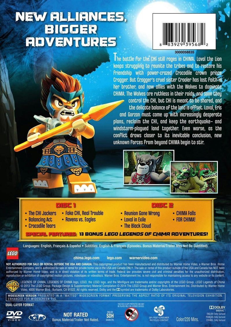 LEGO: Legends of Chima Season 1 Part 2 [DVD]