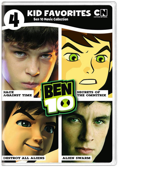4 Kid Favorites: Cartoon Network Classic Ben 10 Movies [DVD]