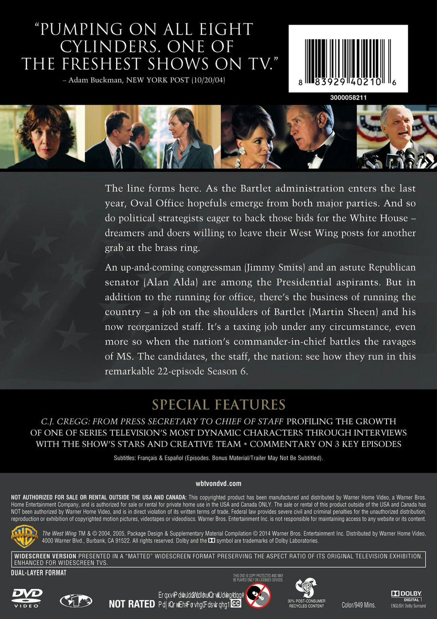 West Wing: The Complete Sixth Season (DVD New Box Art) [DVD]