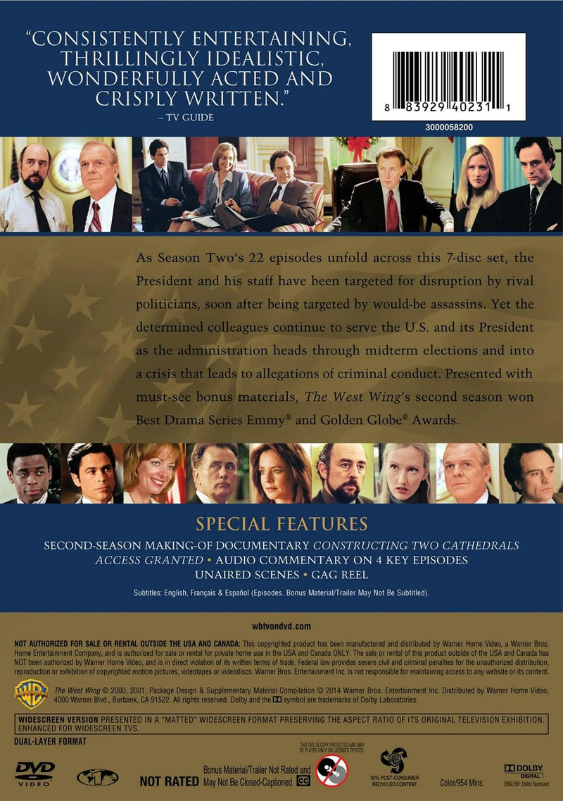 West Wing: The Complete Second Season (DVD New Box Art) [DVD]