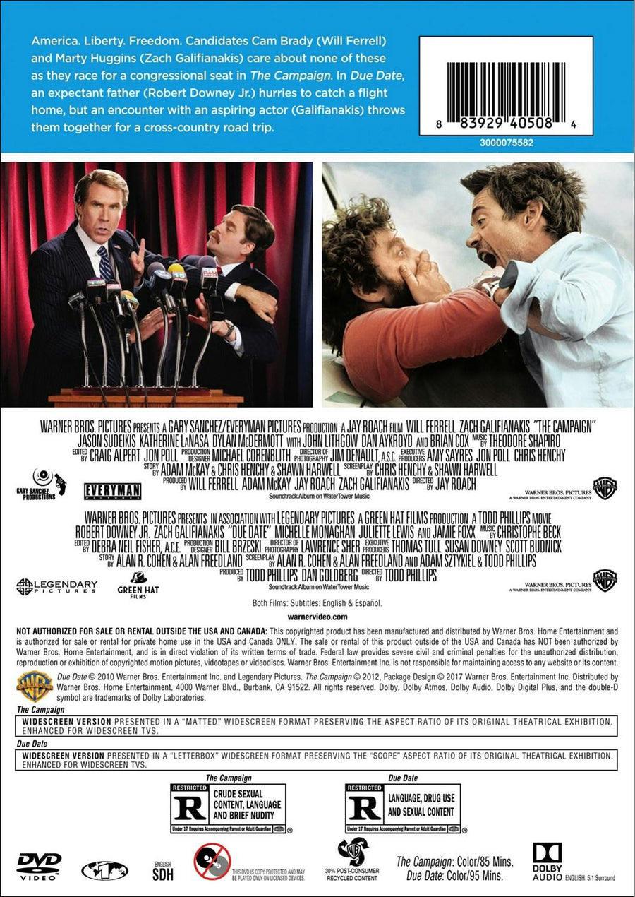The Campaign/Due Date (DVD Double Feature) [DVD]